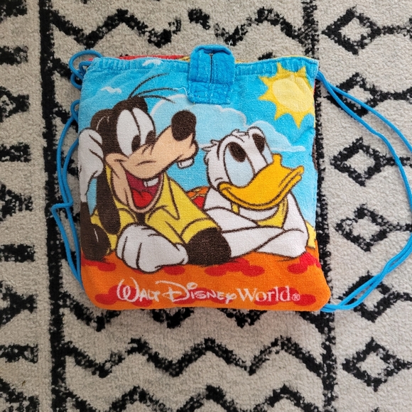 Vintage Disney Mickey Mouse Beach Towel Bag - Picture 6 of 7